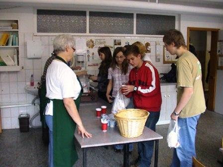 Schülerfrühstück in Lugau